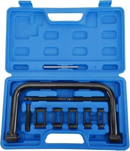 KUNTEC Valve Spring Engine Compressor W/ C Clamp Tool For Vehicles W/ 5 Adapters - Picture 1 of 7