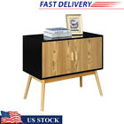 Modern Storage Console Cabinets W/ Shelf Reversible Doors Dining Room Entryway