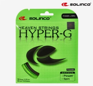 Raqueta de tenis verde Solinco Hyper-G 1,15/1,20/1,25 mm 12,2 m 660 pies - Imagen 1 de 5
