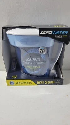 Zero Water® 10 Cup Ready-Pour® Filtered Pour-Through Water Pitcher  With Tester - Image 1 of 2