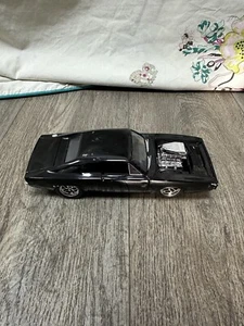 Dom's 1970 Dodge Charger R/T Black "Fast & Furious 7" (2015) Movie 1/24 No Box - Picture 1 of 8