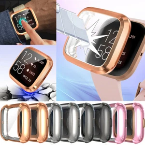 Für Fitbit Versa 2 Etui Abdeckung Stoßstange Schale + Displayschutzfolie Hartglas - Bild 1 von 48