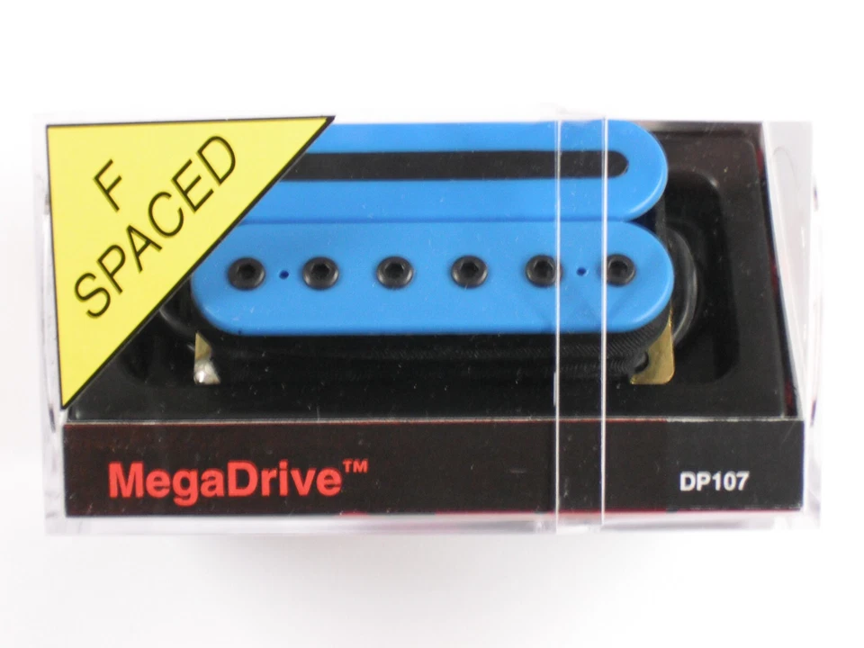 Puente DiMarzio MegaDrive espaciado en F Humbucker azul DP 107 Foto 1 de 1