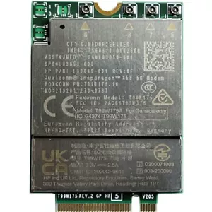 Módulo HP Qualcomm X55 LTE+5G WWAN Talisker LTE/5G con GPS T99W175 L83053-005 - Imagen 1 de 1