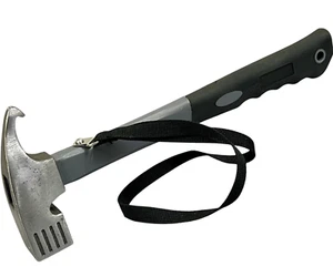 Campinghammer mit Handschlaufe Zelthammer 16OZ Heringzieher Hammer Camping Zelt - Bild 1 von 14