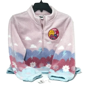 Trolls Girls' Size XL (14) Poppy Faux Shearling Pullover Sweatshirt - New - Picture 1 of 12
