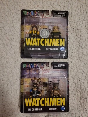 DC Minimates TRU Watchmen Lote de 2 X 2 Paquetes MIP ENVÍO Y DEVOLUCIÓN GRATIS Foto 1 de 2