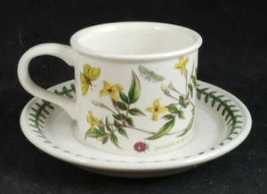 Portmeirion Botanic Garden Drum Style Cup and Saucer - Yellow Jasmine - Picture 1 of 7