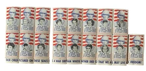 Amvets We Remember Feldzug Waisen des Krieges Bogen mit 17 Briefmarken - Bild 1 von 4