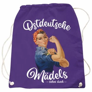 Rucksack Tasche Beutel Ostdeutsche Mädels ziehen durch Ostdeutschland DDR ossis - Bild 1 von 10