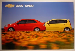 2007 Chevrolet Aveo Dealership Showroom Poster / Sign - Original - Picture 1 of 1