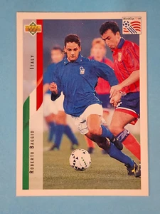 1994 Upper Deck World Cup Spanish Roberto Baggio Italy #153 ⚽ - Picture 1 of 2