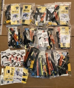 RIP-TIE Cablewrap SAMPLE BUNDLES Lot Of 15 Mini Tie Cinch Tie Premium Colors - Picture 1 of 4