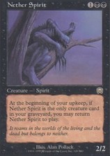 Nether Spirit ~ Moderately Played Mercadian Masques MTG Magic UltimateMTG Black