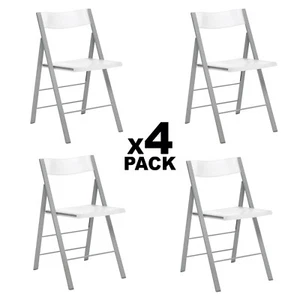 Pack 4 sillas de comedor espera modernas silla diseño en blanco o negro, Pisa - Imagen 1 de 10