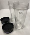 Ninja Pro 1000 Watts 2 16oz Cups With To-Go Lids BL660 Blender