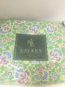 Ralph Lauren Hampton Beach Green Floral Queen Bedskirt - Picture 1 of 4