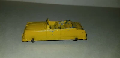 老式 Tootsie 玩具黄色福特 Oldsmobile 可调式轿跑车 3 美国 — 第 1/4 张图片