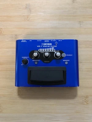 Pedal de efeitos de guitarra Boss VE-1 eco vocal - Imagem 1 de 4