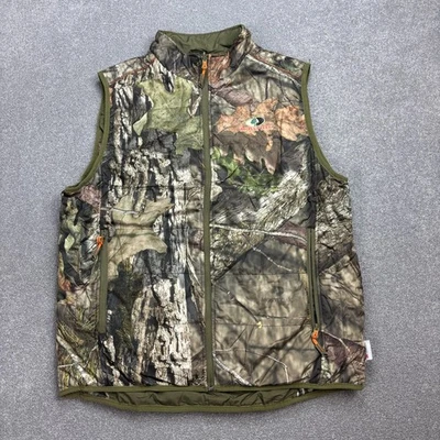 RealTree Jacket Adult Large Brown Mossy Oak Gilet Workwear Hunting Camo Vest Men - Image 1 of 4
