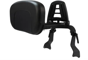 Motorcycle Multi Purpose Rider/Passenger Sissy Bar Backrest with Luggage Carrier - Picture 1 of 6
