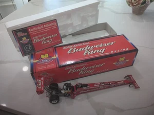 Budweiser Kenny Bernstein Top Fuel Dragster pressofuso firmato certificato di autenticità spedizione gratuita #14 - Foto 1 di 24