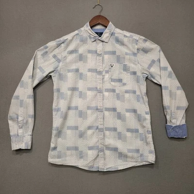 Allen Solly Men's Custom Fit Long Sleeve Button Up Flip Cuff Shirt Size 39 - Image 1 of 4