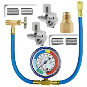 Klimaanlage R134A Freon-Aufladeset für Kühlschrank mit 2-teiligem Bullet-Pierc - Bild 1 von 11