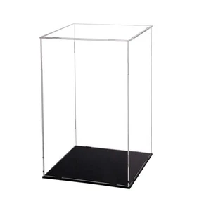 Display Case for Collectibles Assemble Clear Acrylic Box Alternative Glass Ca... - Picture 1 of 7