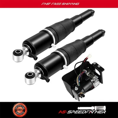 Amortiguadores de suspensión neumática traseros para Chevrolet Suburban 1500 2000-2013 + compresor Foto 1 de 4