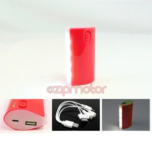 5200MAH POWER BATTERY CHARGER MICRO USB RED NOKIA LUMIA 1020 920 LG OPTIMUS G2 - Photo 1 sur 1