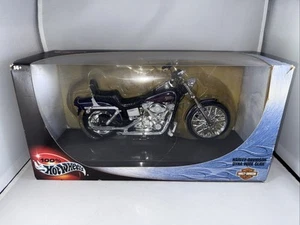 2000 100% Hot Wheels Harley-Davidson Dyna Wide Glide. 1:10 Scale. Box Damage - Picture 1 of 5