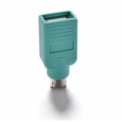 ADATTATORE DA USB FEMMINA A PS2 MASCHIO PER MOUSE CABLATO COMPUTER FISSO - Immagine 1 di 3