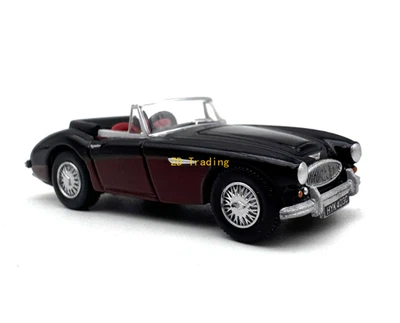 ZD 1:76 Black 1959 Austin Healey 3000 Convertible Model Diecast Metal Car BN - Image 1 of 4