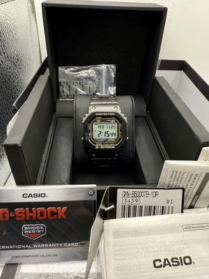 Casio G‑Shock B5000TB-1DR - Titanium DLC - Full Set - Excellent - RARE!! - Image 1 of 4