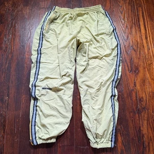 Vintage Abercrombie Fitch Hose Herren XL grün Track Zip Leg Y2K Baggy **LESEN** - Bild 1 von 16