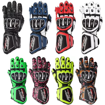 RST Tractech Evo 4 CE Mens Glove Motorcycle Motorbike Sports Race On Road Gloves - Image 1 of 4