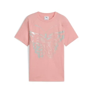 PUMA Butterfly Vibe Big Kids' Logo Tee - Picture 1 of 5