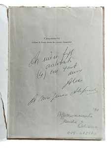 MERINI, La presenza di Orfeo, 1953. DEDICA autografa ai figli - PRIMA EDIZIONE - Picture 1 of 3