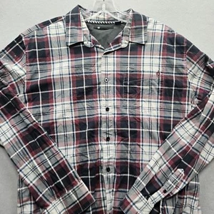 Volcom Men's XL Multicolor Plaid Button Down Shirt - Picture 1 of 12