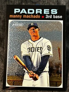2020 Topps Heritage CHROME Manny Machado 677/999