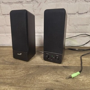 Genius SP-S110 2.0 altoparlanti stereo compatto desktop PC laptop sistema audio - Foto 1 di 7