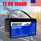 100Ah Solar LiFePO4 Lithium Battery Storage 15000 Cycles RV Trolling Motor BMS