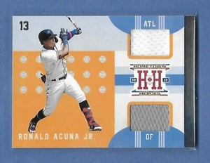 RONALD ACUNA JR - BRAVES - 2019 HOMETOWN HEROES DUAL PLAYER USED JERSEY - SWEET! - Bild 1 von 2