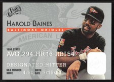 1995 Studio   Harold Baines #197 Baltimore Orioles