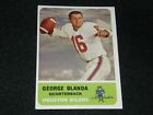 1962 Fleer Football George Blanda Houston Oilers Card #46
