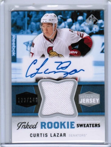 14/15 SP GAME USED INKED RC SWEATERS JERSEY AUTO CARDS (IRS-XX) U-Pick From List Cover