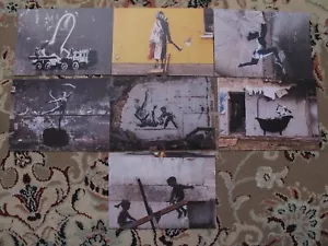 BANKSY Street Art Pocztówka UKRAINA 2022 wojna partia 7 szt. pocztówka - Zdjęcie 1 z 2