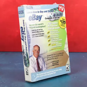Video Professor Learn To Buy Sell On eBay 3-CD PC Only As Seen On TV 2006 Sealed - Picture 1 of 13