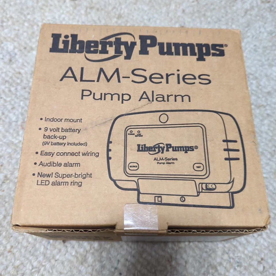 Liberty Pump ALM Series Pump Alarm ALM-P1 120V Level Alarm New in Box 9V - Изображение 1 из 4